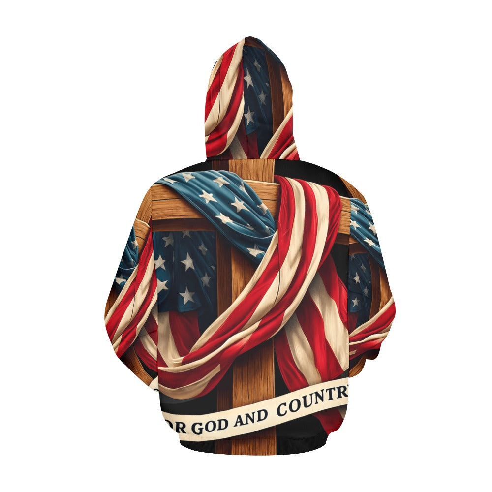 Women's Premium Christian Hoodie – Stylish All-Over Print
