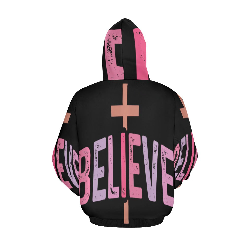 Women's Premium Christian Hoodie – Stylish All-Over Print