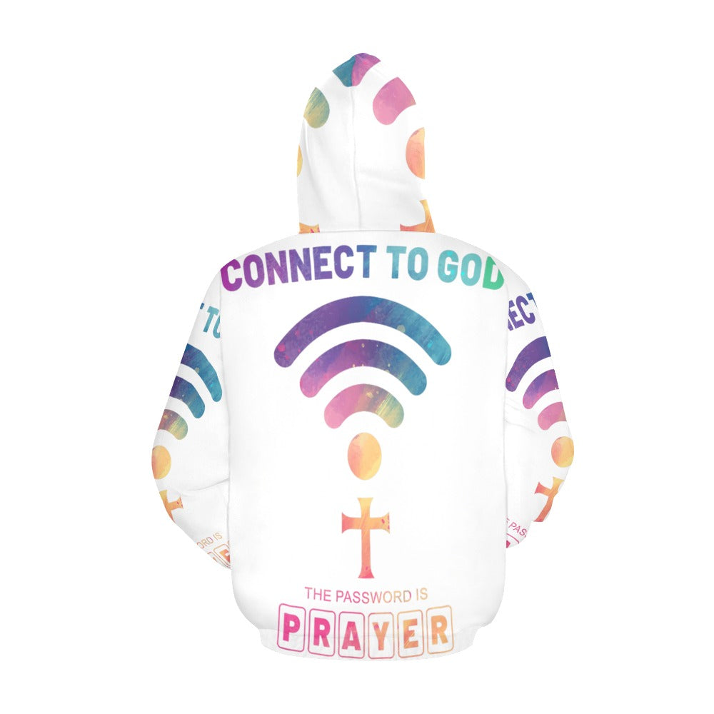 Women's Premium Christian Hoodie – Stylish All-Over Print