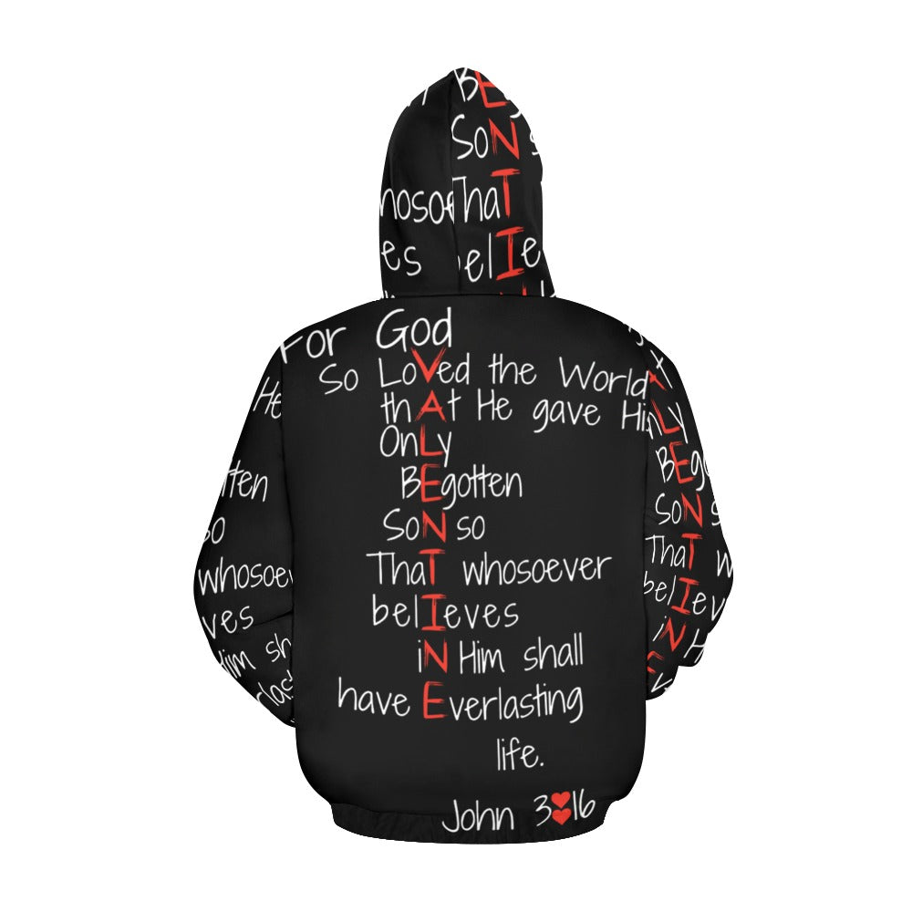 Women's Premium Christian Hoodie – Stylish All-Over Print