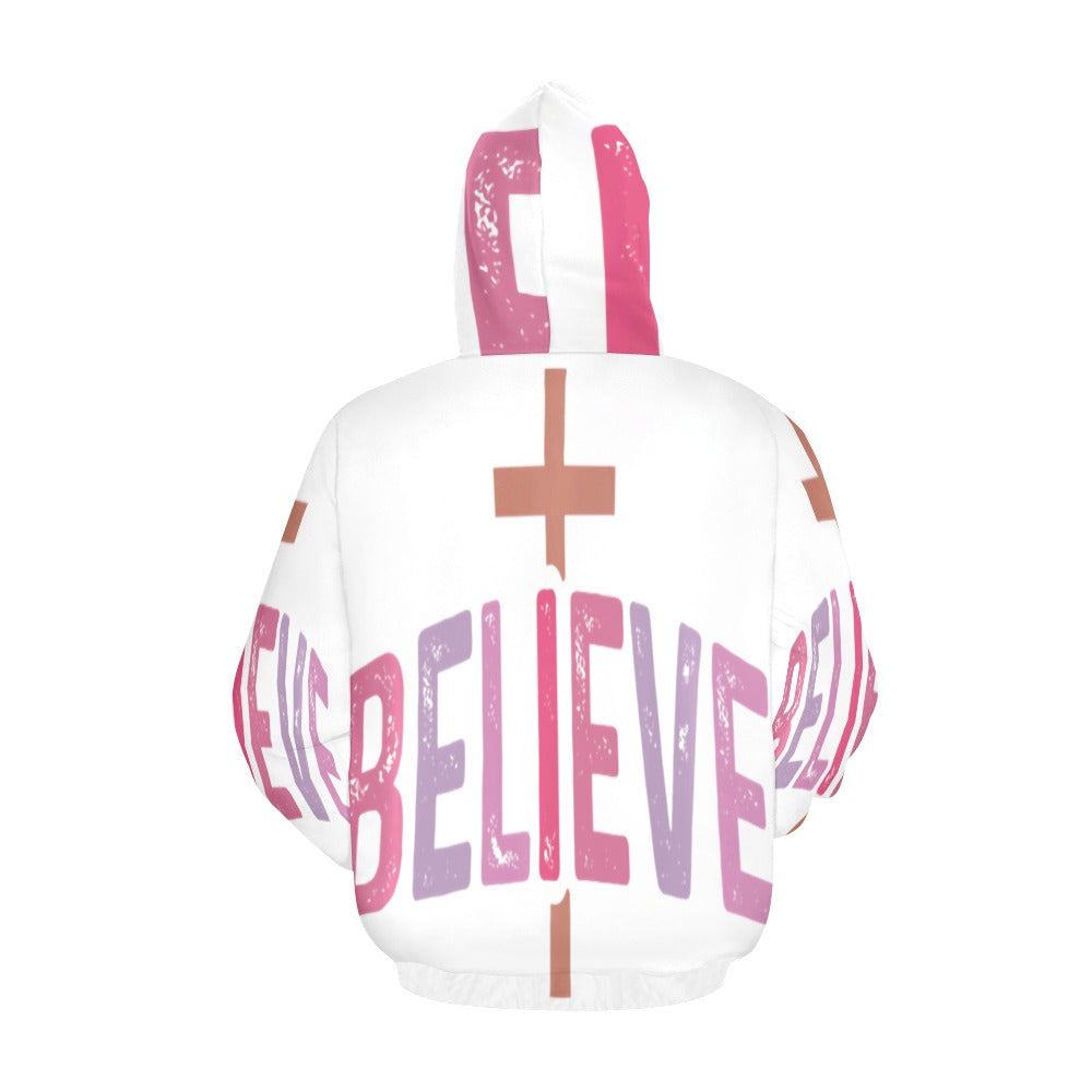 Women's Premium Christian Hoodie – Stylish All-Over Print