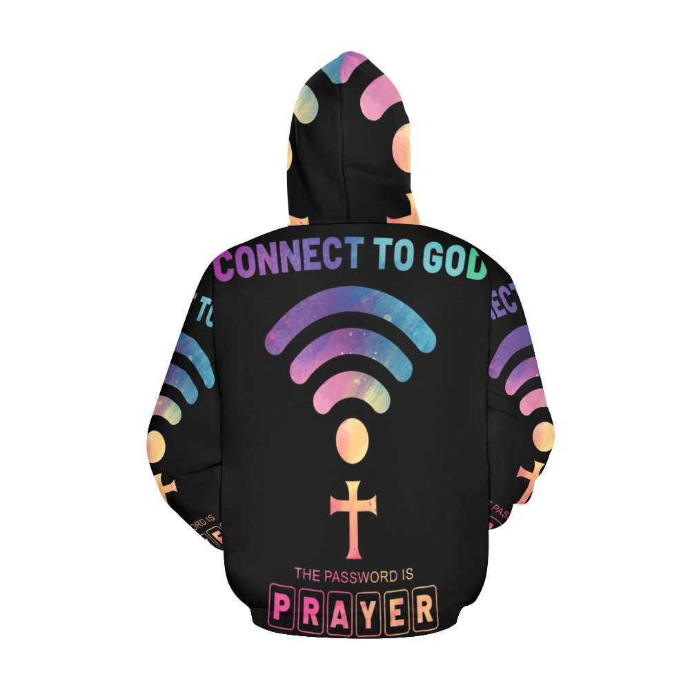 Women's Premium Christian Hoodie – Stylish All-Over Print