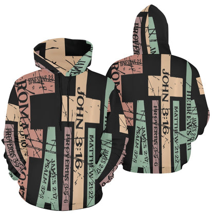Women's Premium Christian Hoodie – Stylish All-Over Print
