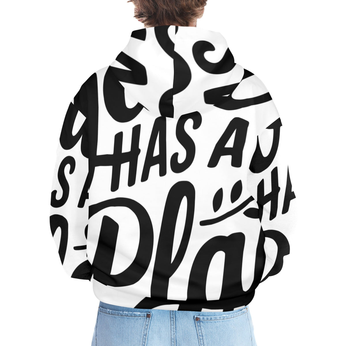 Men's Premium Christian Hoodie – Stylish All-Over Print Graphic Fit