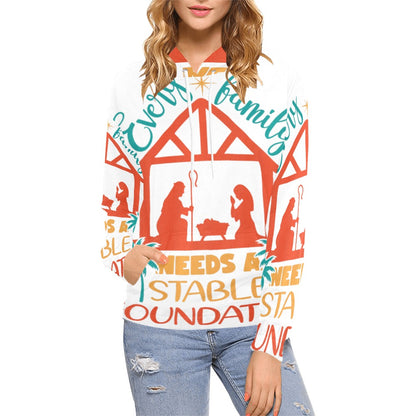 Women's Premium Christian Hoodie – Stylish All-Over Print