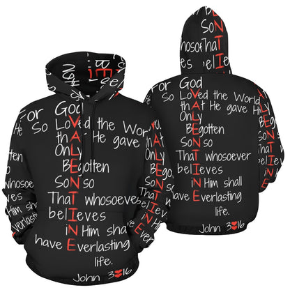 Women's Premium Christian Hoodie – Stylish All-Over Print