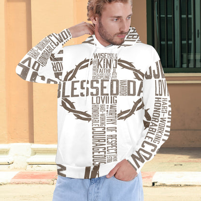 Men's Premium Christian Hoodie – Stylish All-Over Print Graphic Fit