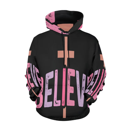 Women's Premium Christian Hoodie – Stylish All-Over Print