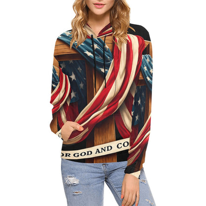 Women's Premium Christian Hoodie – Stylish All-Over Print
