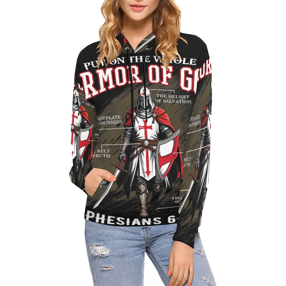Women's Premium Christian Hoodie – Stylish All-Over Print