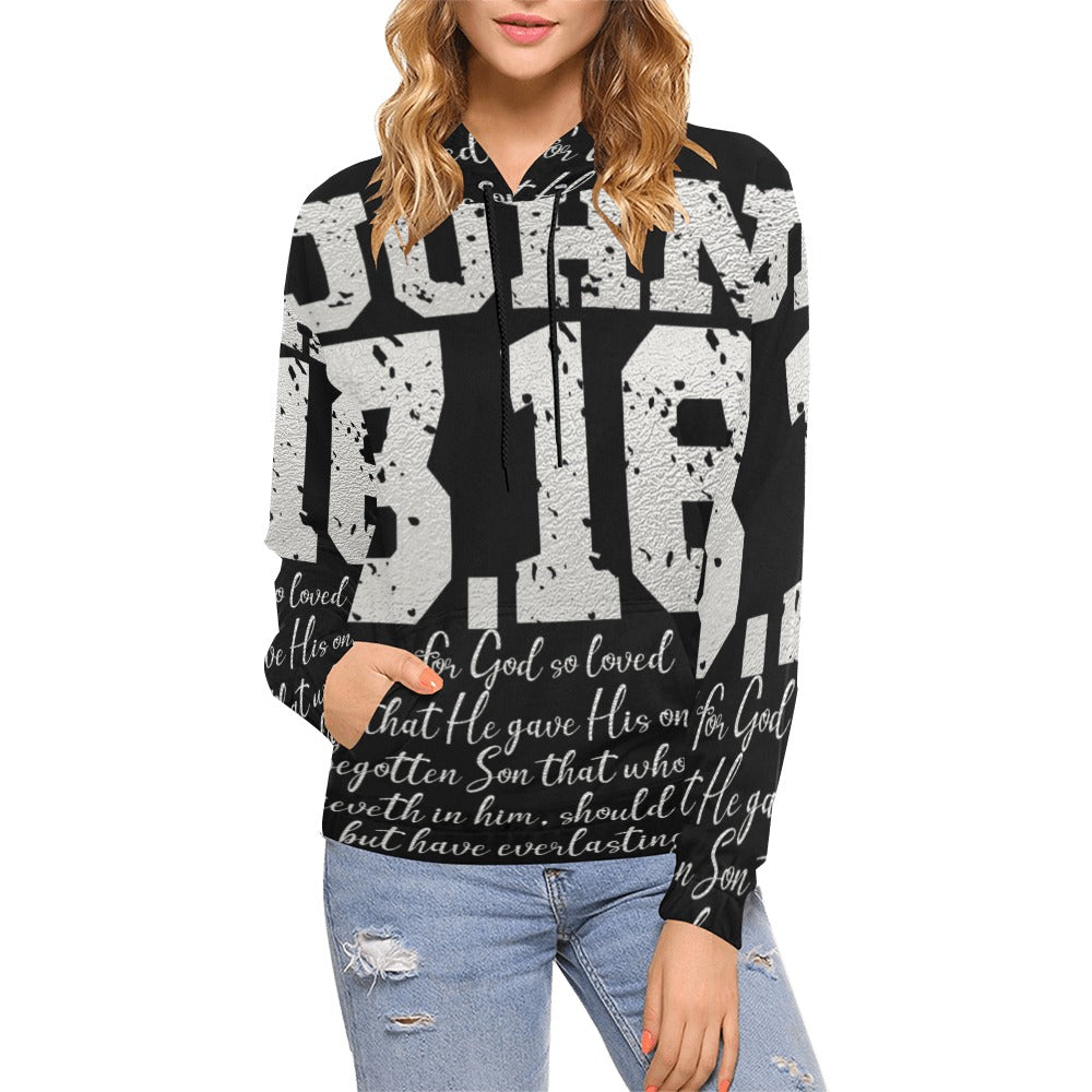 Women's Premium Christian Hoodie – Stylish All-Over Print