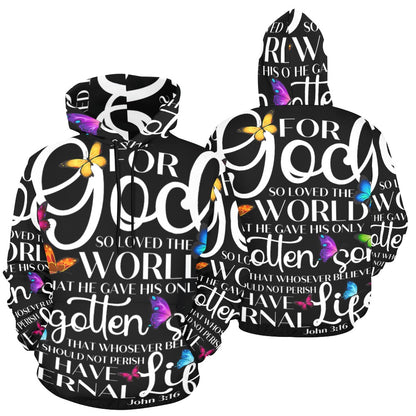 Women's Premium Christian Hoodie – Stylish All-Over Print