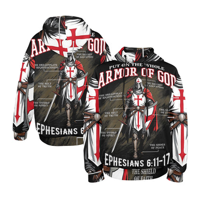 Men's Premium Christian Hoodie – Stylish All-Over Print Graphic Fit