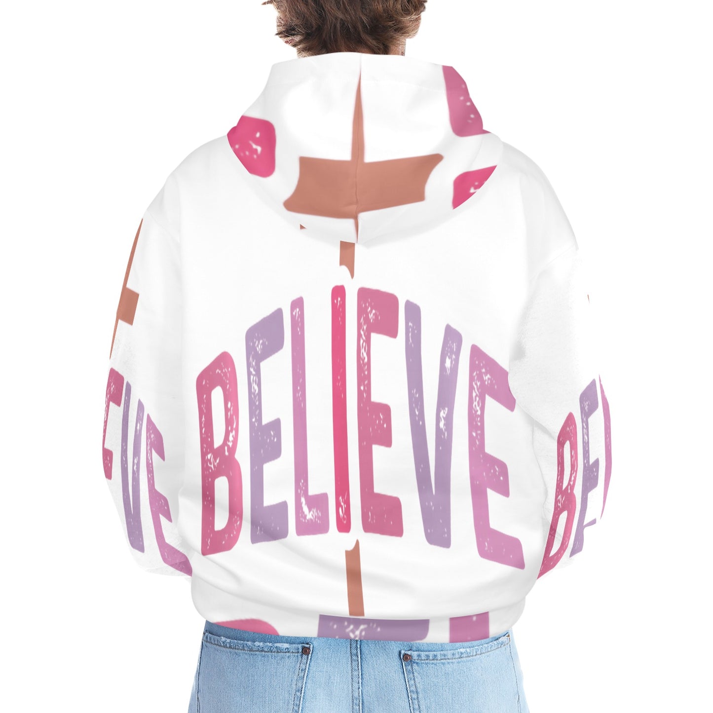 Men's Premium Christian Hoodie – Stylish All-Over Print Graphic Fit