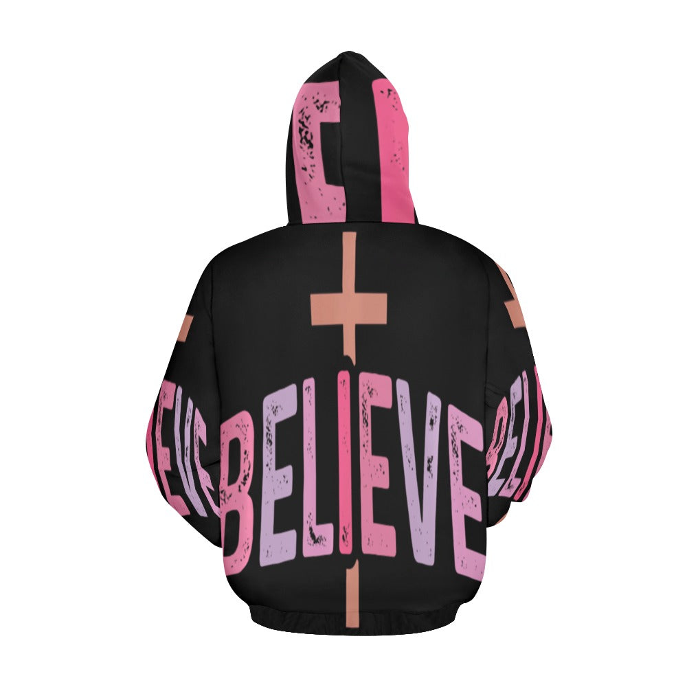 Women's Premium Christian Hoodie – Stylish All-Over Print