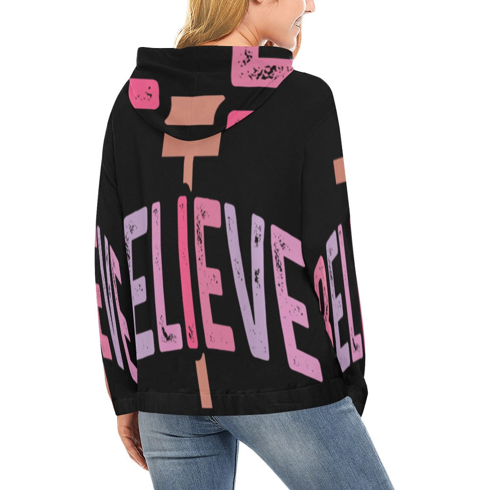 Women's Premium Christian Hoodie – Stylish All-Over Print