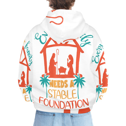 Men's Premium Christian Hoodie – Stylish All-Over Print Graphic Fit