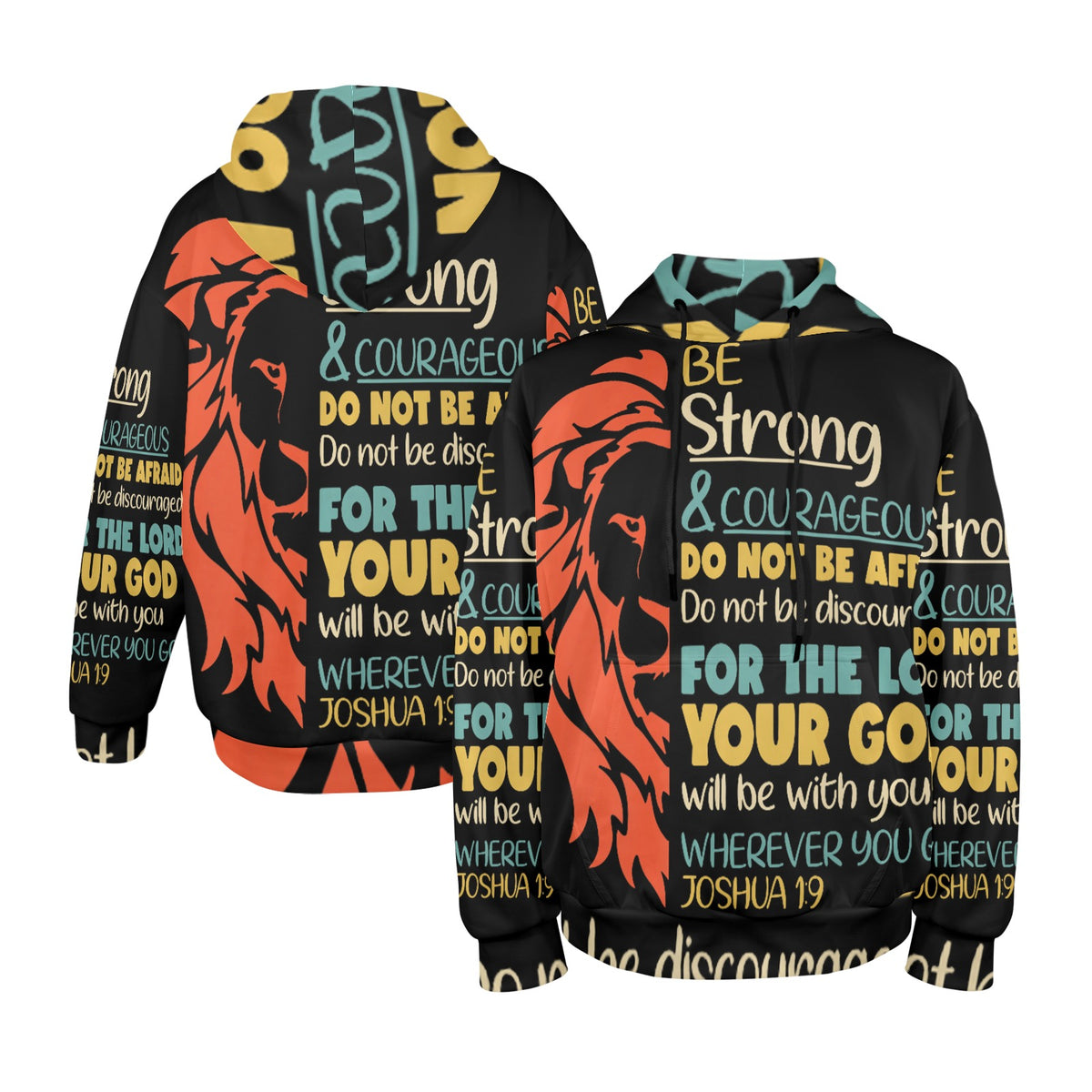 Men's Premium Christian Hoodie – Stylish All-Over Print Graphic Fit