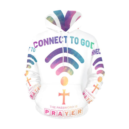 Women's Premium Christian Hoodie – Stylish All-Over Print
