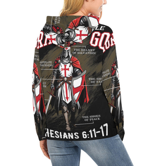 Women's Premium Christian Hoodie – Stylish All-Over Print