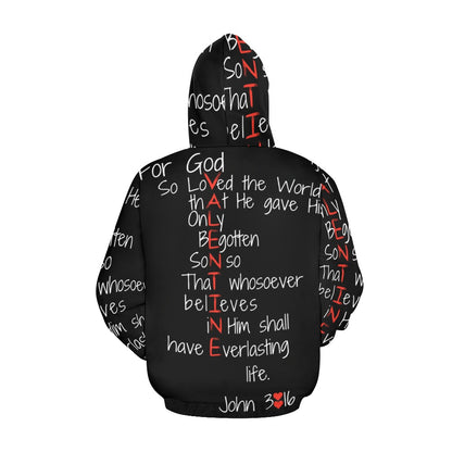 Women's Premium Christian Hoodie – Stylish All-Over Print