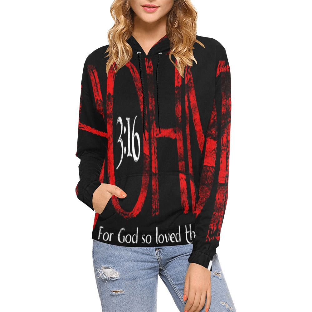 Women's Premium Christian Hoodie – Stylish All-Over Print