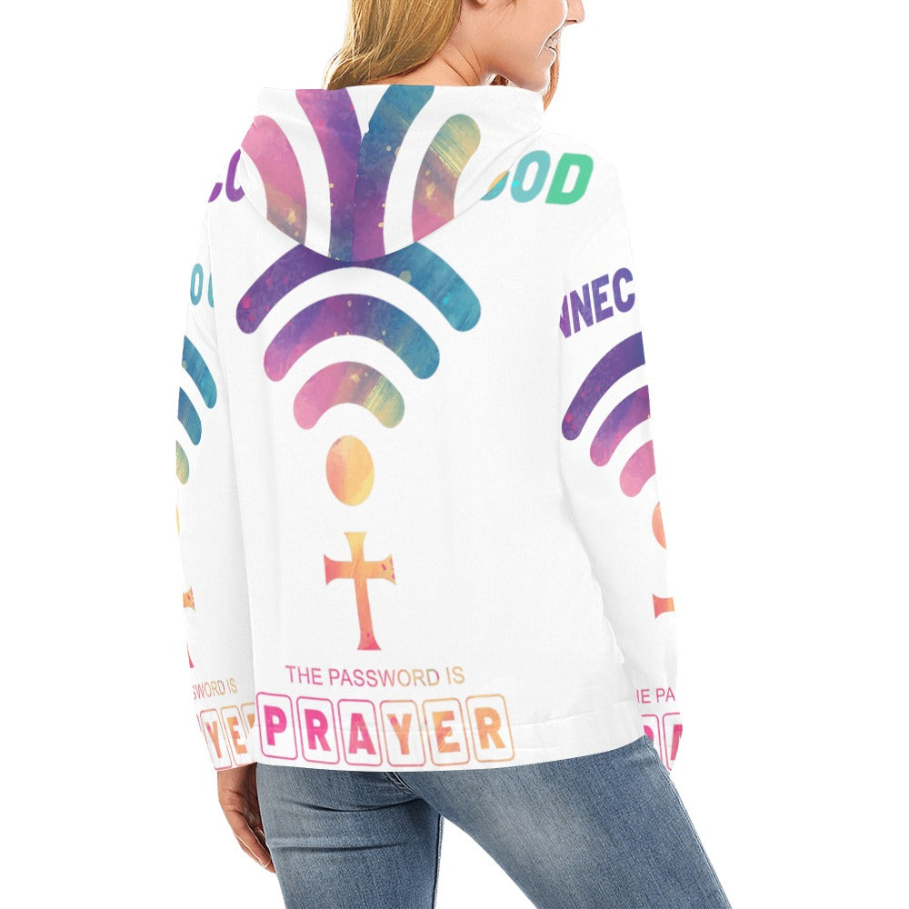 Women's Premium Christian Hoodie – Stylish All-Over Print