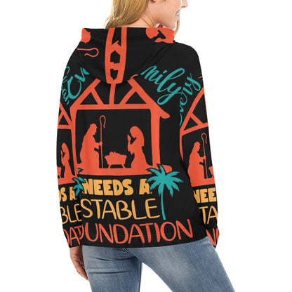 Women's Premium Christian Hoodie – Stylish All-Over Print