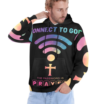 Men's Premium Christian Hoodie – Stylish All-Over Print Graphic Fit