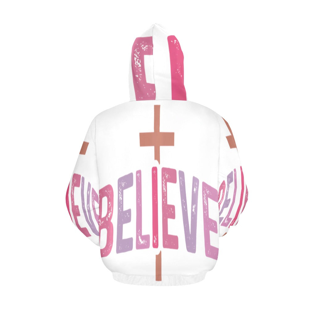 Women's Premium Christian Hoodie – Stylish All-Over Print