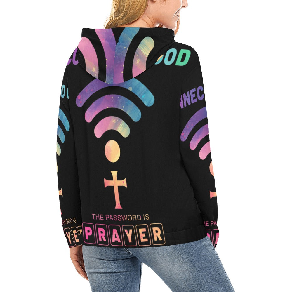 Women's Premium Christian Hoodie – Stylish All-Over Print