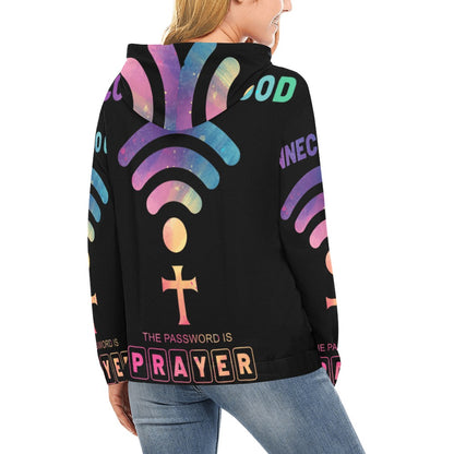 Women's Premium Christian Hoodie – Stylish All-Over Print
