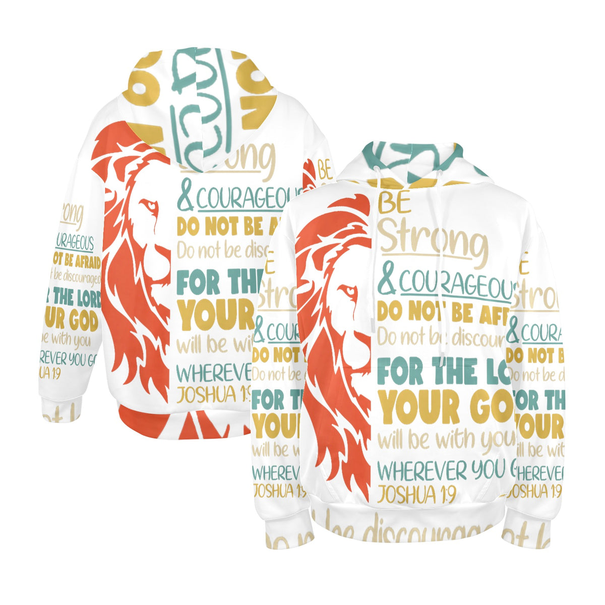 Men's Premium Christian Hoodie – Stylish All-Over Print Graphic Fit