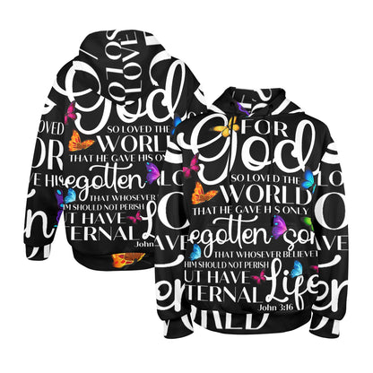 Men's Premium Christian Hoodie – Stylish All-Over Print Graphic Fit