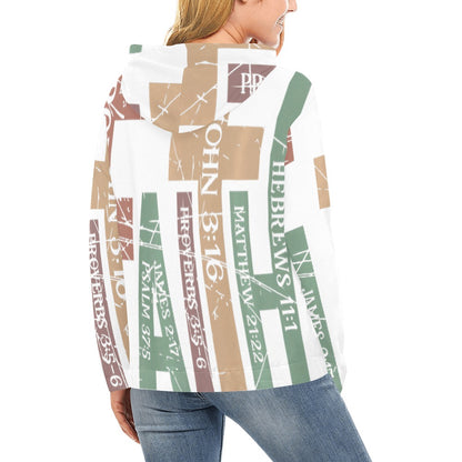 Women's Premium Christian Hoodie – Stylish All-Over Print