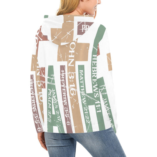 Women's Premium Christian Hoodie – Stylish All-Over Print