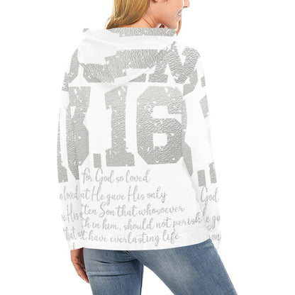 Women's Premium Christian Hoodie – Stylish All-Over Print