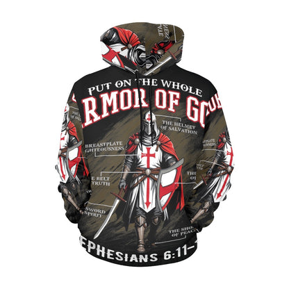 Women's Premium Christian Hoodie – Stylish All-Over Print