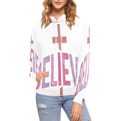 Women's Premium Christian Hoodie – Stylish All-Over Print