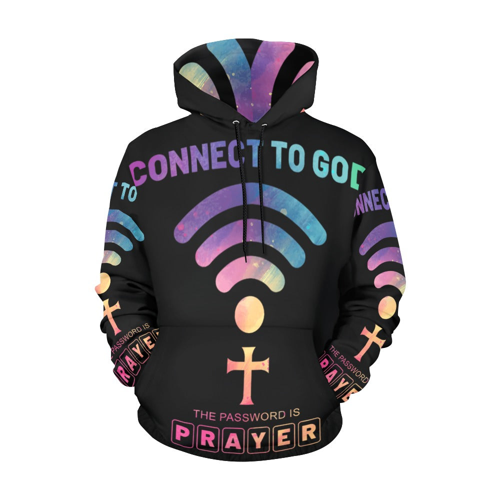 Women's Premium Christian Hoodie – Stylish All-Over Print