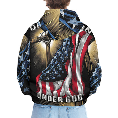Men's Premium Christian Hoodie – Stylish All-Over Print Graphic Fit