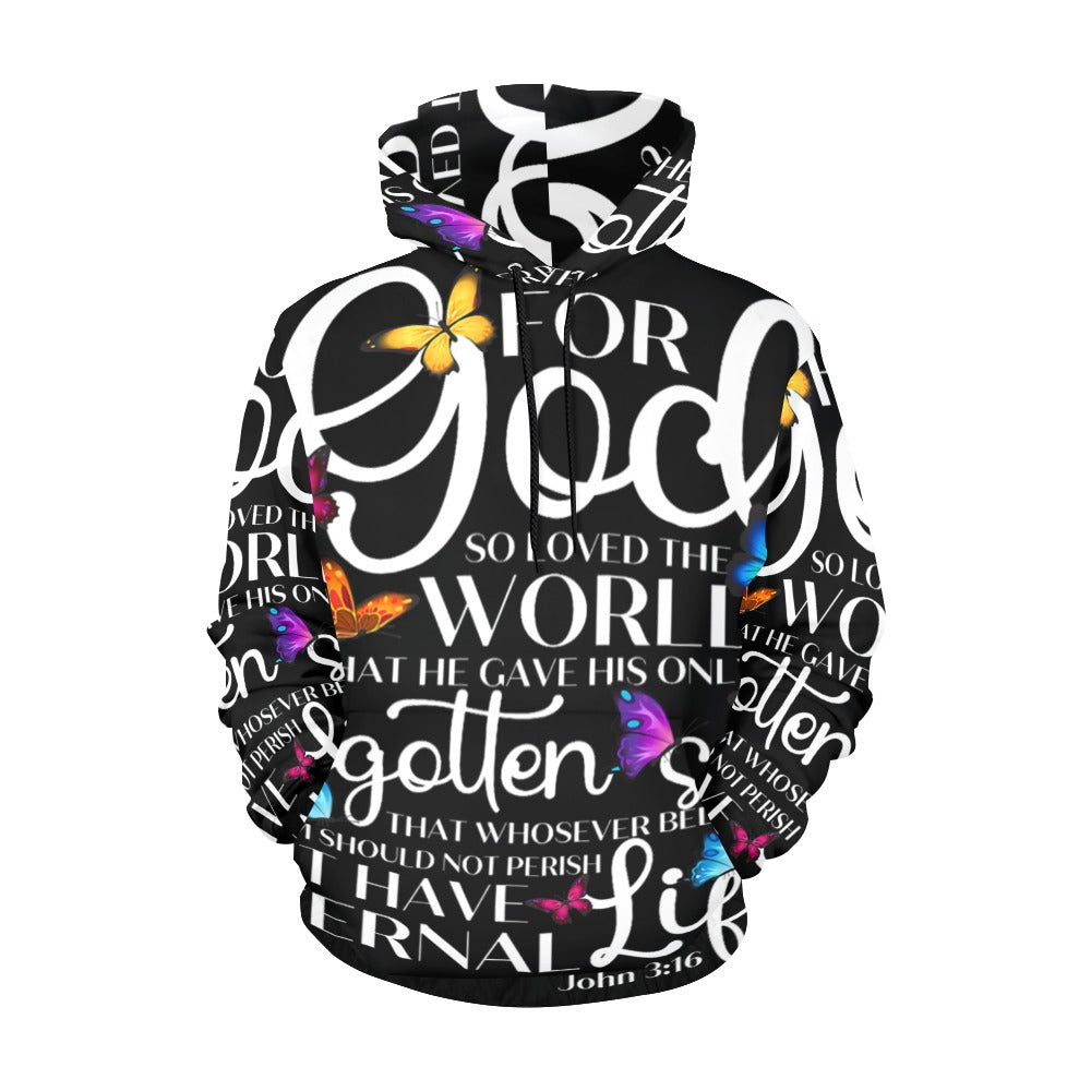 Women's Premium Christian Hoodie – Stylish All-Over Print
