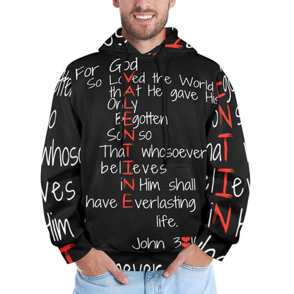Men's Premium Christian Hoodie – Stylish All-Over Print Graphic Fit