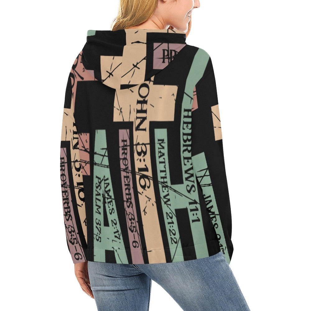 Women's Premium Christian Hoodie – Stylish All-Over Print