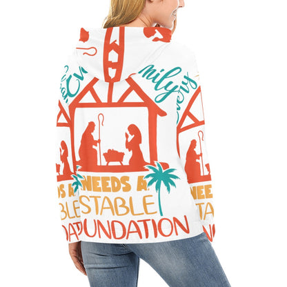 Women's Premium Christian Hoodie – Stylish All-Over Print
