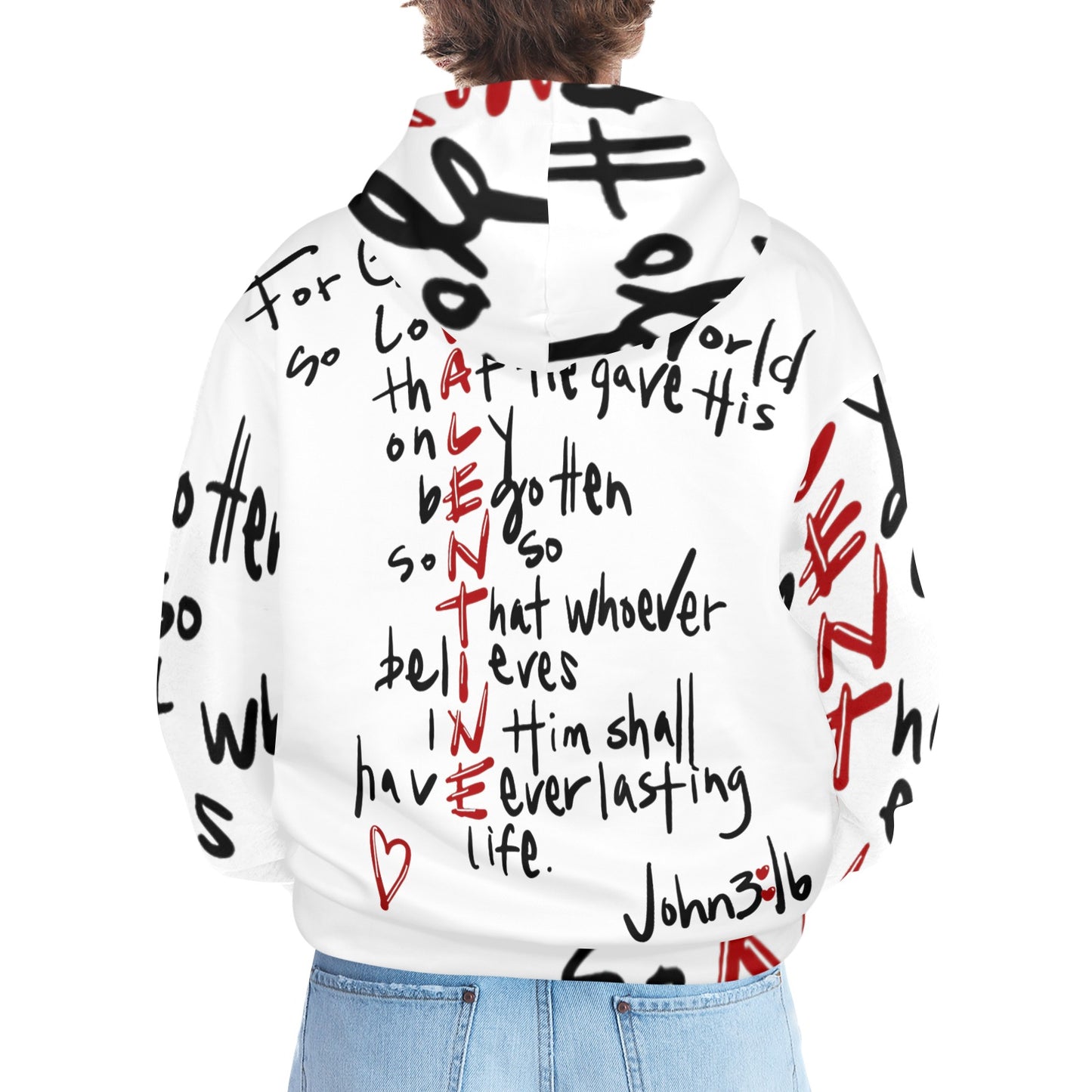 Men's Premium Christian Hoodie – Stylish All-Over Print Graphic Fit