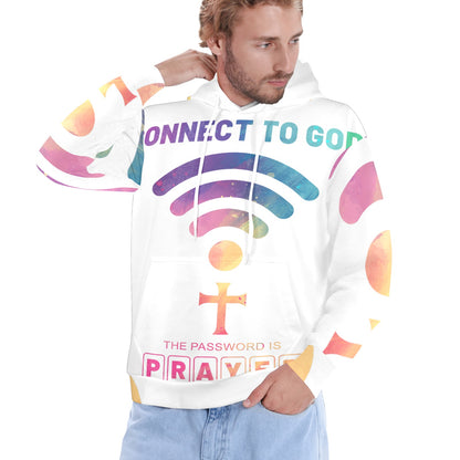 Men's Premium Christian Hoodie – Stylish All-Over Print Graphic Fit