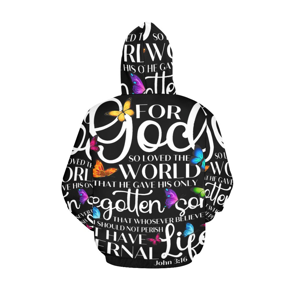 Women's Premium Christian Hoodie – Stylish All-Over Print