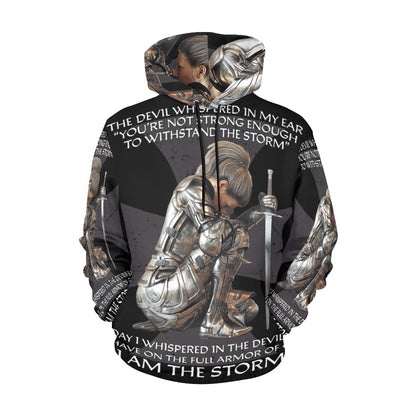 Women's Premium Christian Hoodie – Stylish All-Over Print
