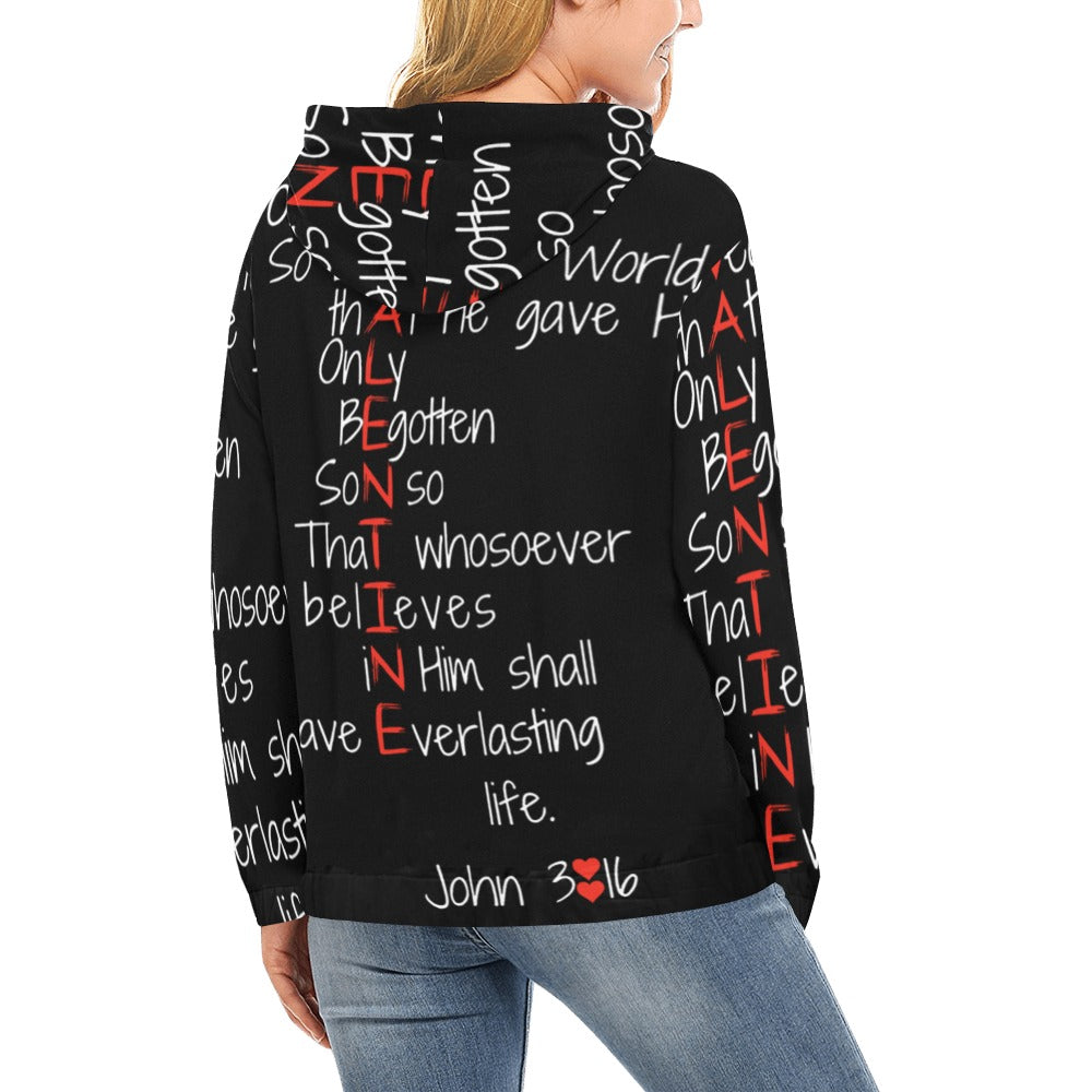 Women's Premium Christian Hoodie – Stylish All-Over Print